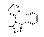 2-(5-methyl-4-phenyl-1,2,4-triazol-3-yl)pyridine结构式