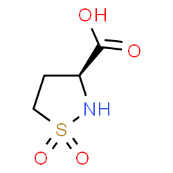 3-Isothiazolidinecarboxylicacid,1,1-dioxide,(3S)-(9CI) structure