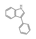 3-苯基-1H-吲哚结构式