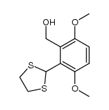 2-(2-hydroxymethyl-3,6-dimethoxyphenyl)-1,3-dithiolane结构式