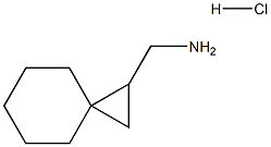 (spiro[2.5]oct-1-ylmethyl)amine hydrochloride Structure