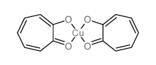 Copper, bis[2-(hydroxy-kO)-2,4,6-cycloheptatrien-1-onato-kO]-结构式