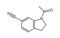 1-acetyl-2,3-dihydro-indole-6-carbonitrile结构式
