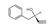 (R)-3-methyl-4-phenylbut-1-yne-3-ol结构式