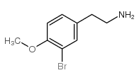 2-(3-BROMO-4-METHOXYPHENYL)ETHANAMINE structure
