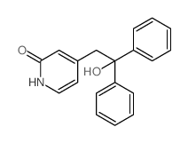 2(1H)-Pyridinone,4-(2-hydroxy-2,2-diphenylethyl)-结构式