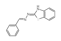 Benzaldehyde,2-(2-benzothiazolyl)hydrazone structure