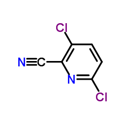 3,6-Dichloro-2-pyridinecarbonitrile structure