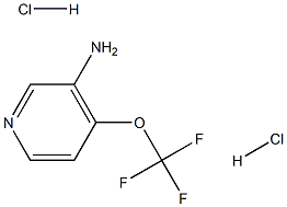 4-(Trifluoromethoxy)pyridin-3-amine dihydrochloride结构式