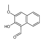 2-hydroxy-3-methoxynaphthalene-1-carbaldehyde结构式