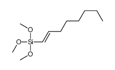 trimethoxy(oct-1-enyl)silane Structure