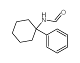 N-(1-phenylcyclohexyl)formamide Structure