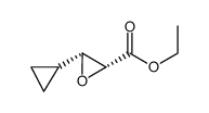 Oxiranecarboxylic acid, 3-cyclopropyl-, ethyl ester, (2R-cis)- (9CI) structure