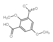 2,5-dimethoxy-3-nitrobenzoic acid Structure