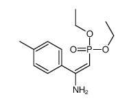 2-diethoxyphosphoryl-1-(4-methylphenyl)ethenamine Structure