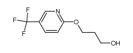 3-{[5-(trifluoromethyl)pyridin-2-yl]oxy}propan-1-ol结构式