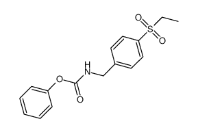 Phenyl 4-(Ethylsulfonyl)Benzylcarbamate structure