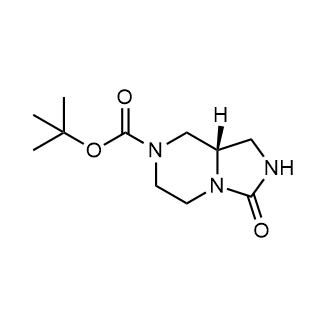 tert-Butyl (S)-3-oxohexahydroimidazo[1,5-a]pyrazine-7(1H)-carboxylate structure