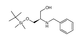 (R)-2-Benzylamino-3-(tert-butyl-dimethyl-silanyloxy)-propan-1-ol Structure
