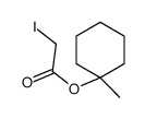 (1-methylcyclohexyl) 2-iodoacetate Structure