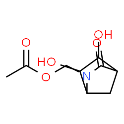 2-Azabicyclo[2.2.1]heptan-3-one, 2-[(acetyloxy)methyl]-5,6-dihydroxy- (9CI)结构式