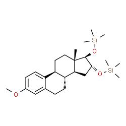 3-Methoxy-16α,17β-bis(trimethylsiloxy)-1,3,5(10)-estratriene结构式