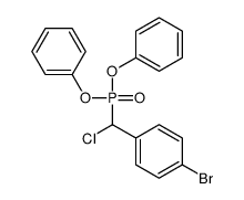 4-溴-α-氯苄基磷酸二苯酯结构式