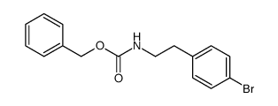 BENZYL 4-BROMOPHENETHYLCARBAMATE structure