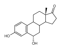 6α-Hydroxy-oestron Structure