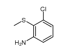 2-amino-6-chlorophenyl methyl sulphide结构式