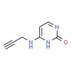 2(1H)-Pyrimidinone, 4-(2-propynylamino)- (9CI) picture