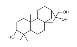 kaurane-3,16,17-triol Structure