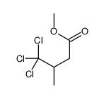 methyl 4,4,4-trichloro-3-methylbutanoate结构式