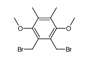 2,3-bis(bromomethyl)-1,4-dimethoxy-5,6-dimethylbenzene结构式
