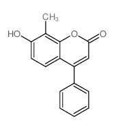 7-羟基-8-甲基-4-苯基-2H-色烯-2-酮图片