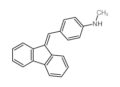 Benzenamine,4-(9H-fluoren-9-ylidenemethyl)-N-methyl- structure