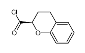 2H-1-Benzopyran-2-carbonylchloride,3,4-dihydro-,(2R)-(9CI)结构式