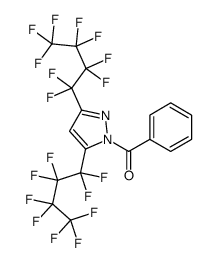 1-BENZOYL-3,5-BIS(PERFLUOROBUTYL)PYRAZOLE Structure