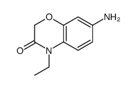 7-amino-4-ethyl-2H-1,4-benzoxazin-3(4H)-one(SALTDATA: HCl)结构式