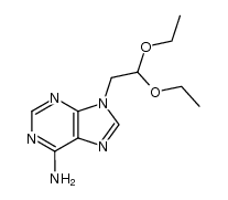 N9-(2,2-diethoxyethyl)adenine结构式