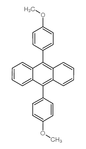 9,10-bis(4-methoxyphenyl)anthracene Structure