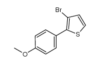 3-bromo-2-(4-methoxyphenyl)thiophene Structure