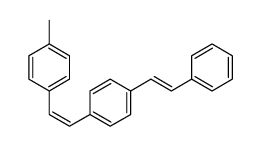 1-methyl-4-[2-[4-(2-phenylethenyl)phenyl]ethenyl]benzene结构式