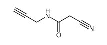 2-cyano-N-(prop-2-ynyl)acetamide Structure