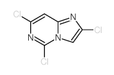 Imidazo[1,2-c]pyrimidine,2,5,7-trichloro-结构式
