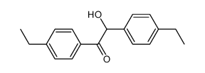 (+/-)-p-ethylbenzoin结构式