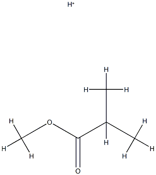 Propanoic acid,2-methyl-,methyl ester,conjugate monoacid (9CI) picture