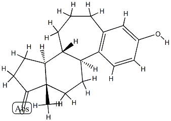 3-Hydroxy-B-homoestra-1,3,5(10)-trien-17-one structure