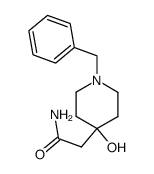 2-(1-Benzyl-4-hydroxypiperidin-4-yl)acetamide结构式