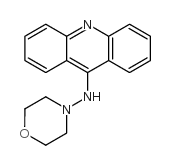 N-morpholin-4-ylacridin-9-amine structure